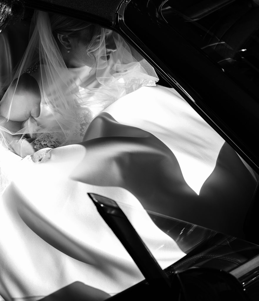 Photographe de mariage Lyon photo de la mariée en robe de mariée haut de gamme Lyon 6
