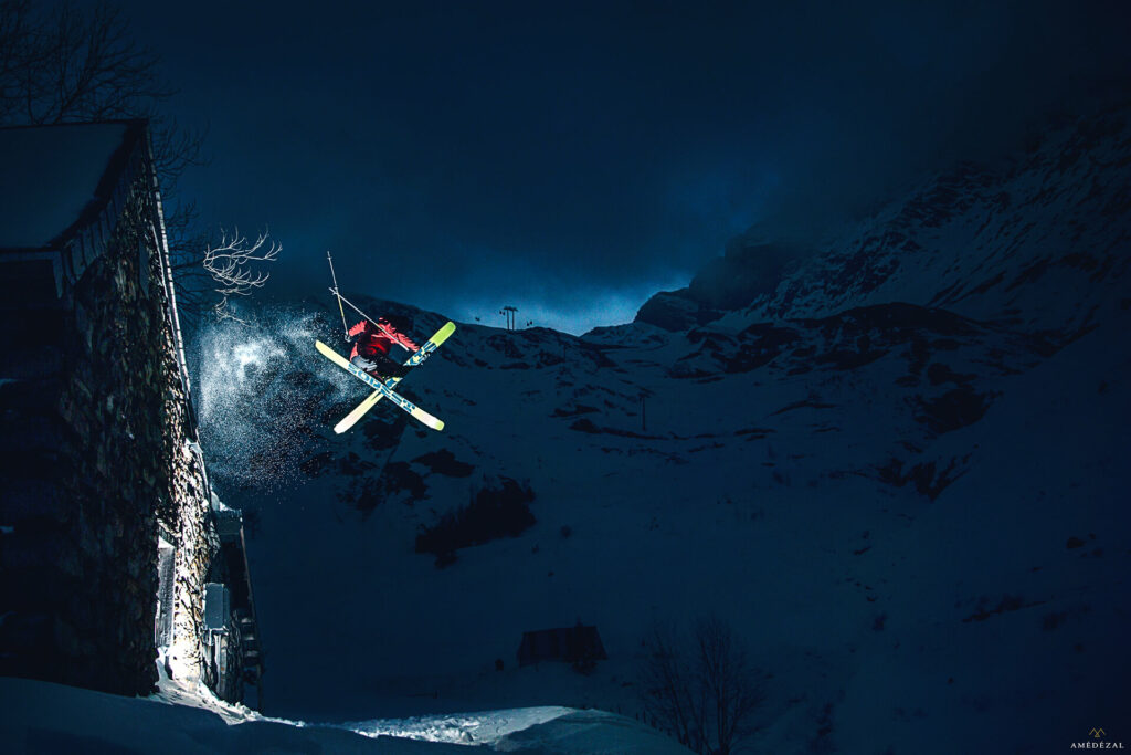 Ski Freeride Forestski photographe Amédézal