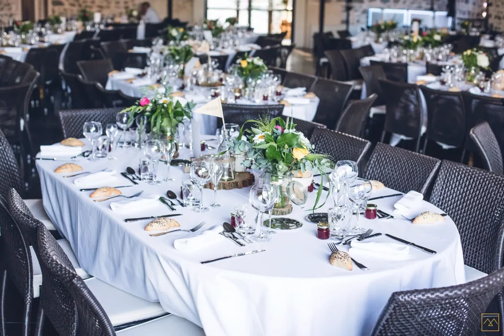 table au Château des loges dans le beaujolais, photos réalisées par Amédézal